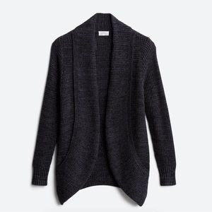 Market and Spruce Tabatha Waffle Knit Cotton Blend Cocoon Cardigan. Size medium.